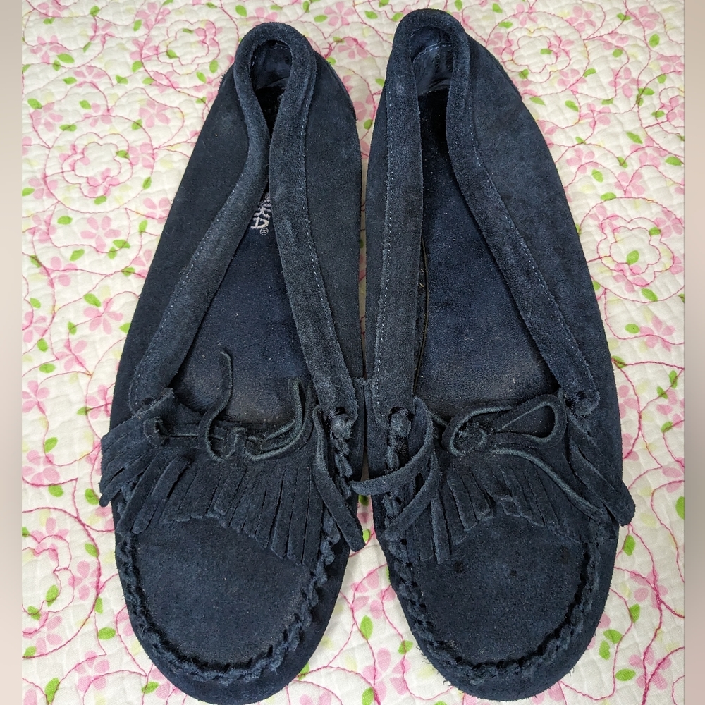 Minnetonka Suede Slip-ons